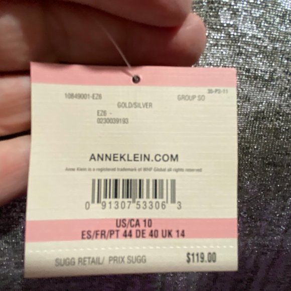 (4) Anne Klein Minimalist Quiet Luxury Retro 20s Drape Faux Wrap Midi Dress 10 - Picture 8 of 10